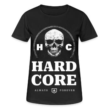Skull Hardcore - T-shirt respirant Femme - noir - Devant - AI Model Female 172 light (172cm)
