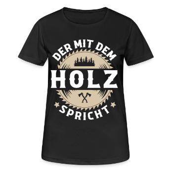 lumberjack - Women's Breathable T-Shirt - black - Front - AI Model Female 172 light (172cm)