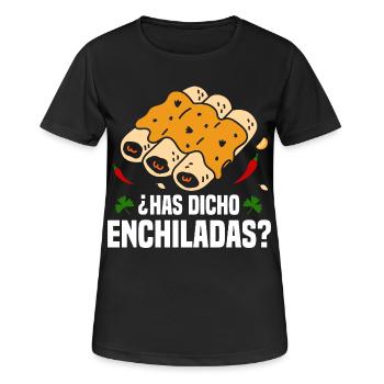 Costume mexicain de cuisine mexicaine enchilada - T-shirt respirant Femme - noir - Devant - AI Model Female 172 light (172cm)