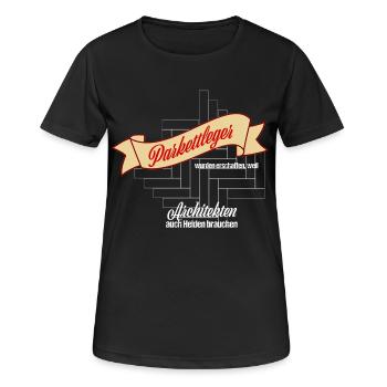 Parquet layer - Women's Breathable T-Shirt - black - Front - AI Model Female 172 light (172cm)