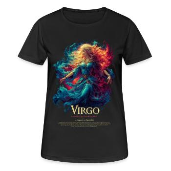 Virgo - Women's Breathable T-Shirt - black - Front - AI Model Female 172 light (172cm)