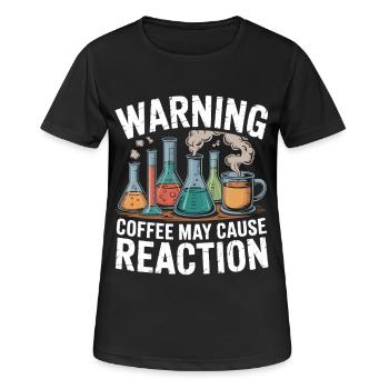 Humor from the everyday laboratory life of a chemical engineer - Women's Breathable T-Shirt - black - Front - AI Model Female 172 light (172cm)