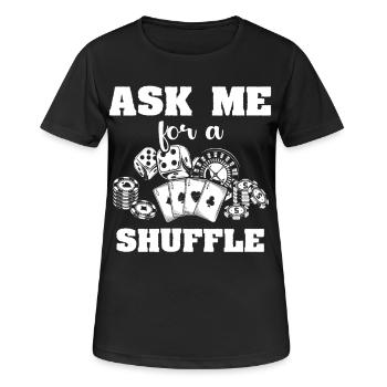 Casino Casino Players - Women's Breathable T-Shirt - black - Front - AI Model Female 172 light (172cm)