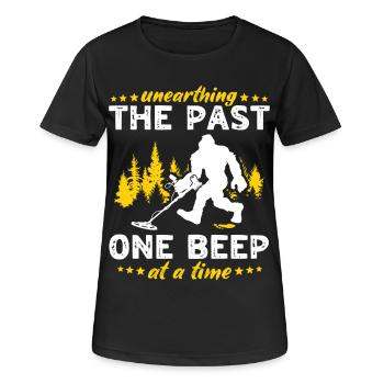 dirt fishing sasquatches - Women's Breathable T-Shirt - black - Front - AI Model Female 172 light (172cm)