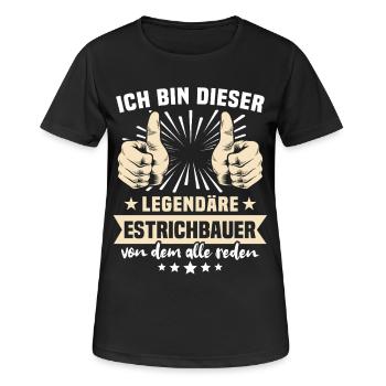 Dictons des créateurs de diatribes - T-shirt respirant Femme - noir - Devant - AI Model Female 172 light (172cm)