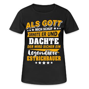 Dictons des créateurs de diatribes - T-shirt respirant Femme - noir - Devant - AI Model Female 172 light (172cm)