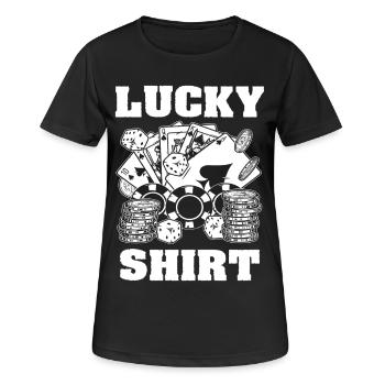 Casino Casino Players - Women's Breathable T-Shirt - black - Front - AI Model Female 172 light (172cm)