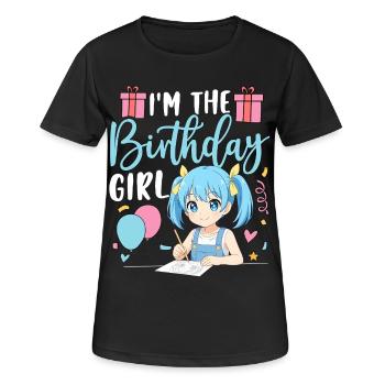 I'm The Birthday Girl - Women's Breathable T-Shirt - black - Front - AI Model Female 172 light (172cm)