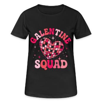 Galentine's Day Kader 13. Februar Matching Gals - Frauen T-Shirt atmungsaktiv - Schwarz - Vorne - AI Model Female 172 light (172cm)