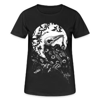Yeux de la Nuit - T-shirt respirant Femme - noir - Devant - AI Model Female 172 light (172cm)