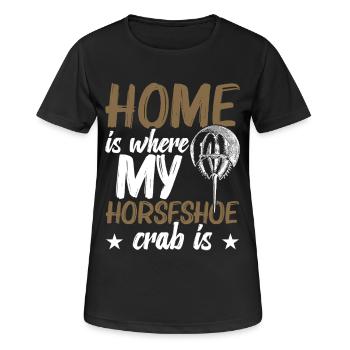 Chelicerata Fossilbiologe Stofftier - Frauen T-Shirt atmungsaktiv - Schwarz - Vorne - AI Model Female 172 light (172cm)