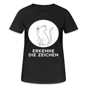 Cat Kitten Kitty - Women's Breathable T-Shirt - black - Front - AI Model Female 172 light (172cm)