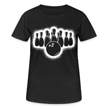 Bowler Garçons Garçons Garçons - T-shirt respirant Femme - noir - Devant - AI Model Female 172 light (172cm)