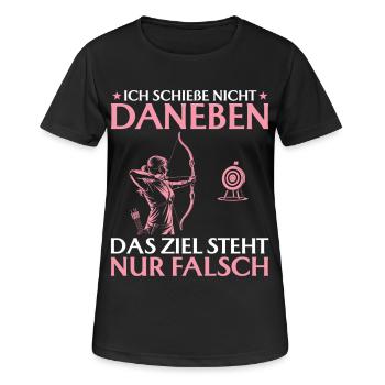 Archery The Goal Is Wrong - Archery - Women's Breathable T-Shirt - black - Front - AI Model Female 172 light (172cm)