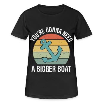 Tu vas avoir besoin d’un bateau plus gros, drôle - T-shirt respirant Femme - noir - Devant - AI Model Female 172 light (172cm)