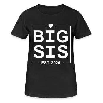 Grande Sœur Est 2026 - T-shirt respirant Femme - noir - Devant - AI Model Female 172 light (172cm)