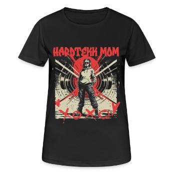 Hardtekk Mom Tekke East Germany - Women's Breathable T-Shirt - black - Front - AI Model Female 172 light (172cm)