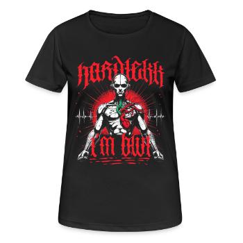 Hardtekk Tekke Allemagne de l’Est - T-shirt respirant Femme - noir - Devant - AI Model Female 172 light (172cm)