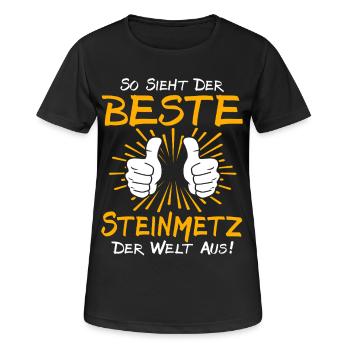 Idée de cadeau tailleur de pierre - T-shirt respirant Femme - noir - Devant - AI Model Female 172 light (172cm)