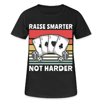Poker Poker Joueurs - T-shirt respirant Femme - noir - Devant - AI Model Female 172 light (172cm)