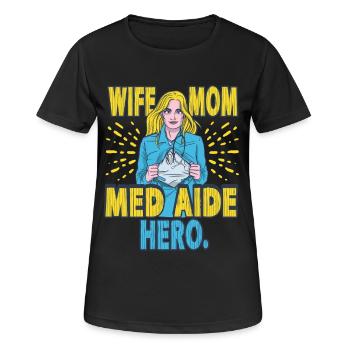 Medical Assistant MFA Mother - Women's Breathable T-Shirt - black - Front - AI Model Female 172 light (172cm)