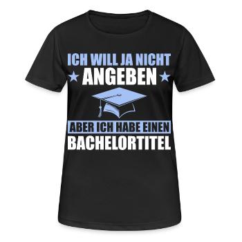 Licence Examen de licence - T-shirt respirant Femme - noir - Devant - AI Model Female 172 light (172cm)