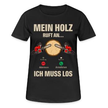 lumberjack - Women's Breathable T-Shirt - black - Front - AI Model Female 172 light (172cm)