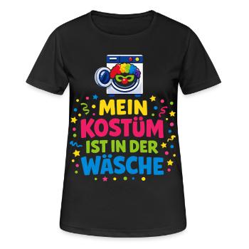 Karneval Kostüm Wäsche Lustig Geschenk Süß - Frauen T-Shirt atmungsaktiv - Schwarz - Vorne - AI Model Female 172 light (172cm)
