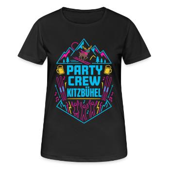 Kitzbühel Après Ski Party - T-shirt respirant Femme - noir - Devant - AI Model Female 172 light (172cm)