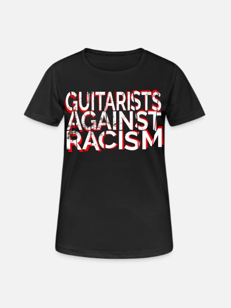 Guitaristes contre le racisme - T-shirt respirant Femme - noir