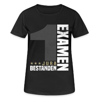 Congratulations 1st Exam Law - Women's Breathable T-Shirt - black - Front - AI Model Female 172 light (172cm)