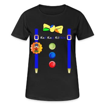 KuKaKö - Carnaval Carnaval Lundi gras Köthen - T-shirt respirant Femme - noir - Devant - AI Model Female 172 light (172cm)