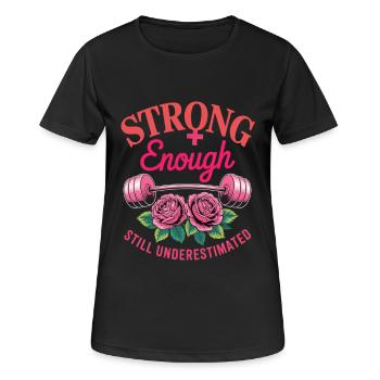 Women's Day Feminism - Women's Breathable T-Shirt - black - Front - AI Model Female 172 light (172cm)