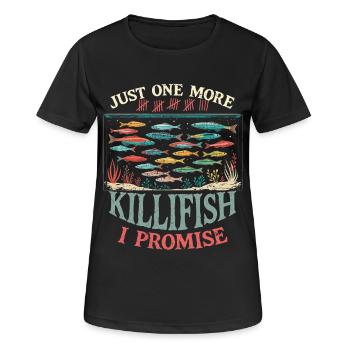 Toothcarp Killfish Toothed carp - Women's Breathable T-Shirt - black - Front - AI Model Female 172 light (172cm)