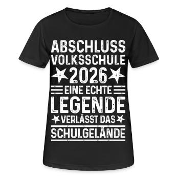 Elementary School Graduation 2026 Legend School Grounds - Women's Breathable T-Shirt - black - Front - AI Model Female 172 light (172cm)
