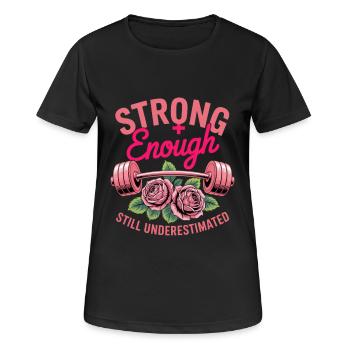 Women's Day Feminism - Women's Breathable T-Shirt - black - Front - AI Model Female 172 light (172cm)