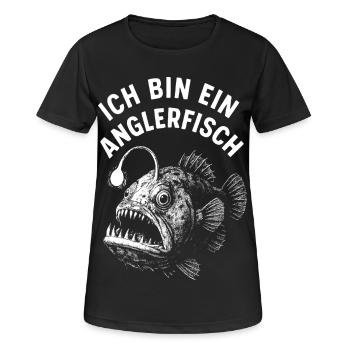 Déguisement de poisson Poisson-grenouille Carnaval sous-marin - T-shirt respirant Femme - noir - Devant - AI Model Female 172 light (172cm)