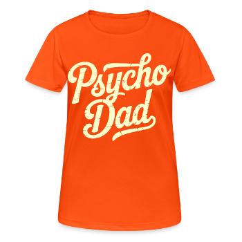 Scénario vintage de Psycho Dad - T-shirt respirant Femme - orange néon - Devant - AI Model Female 172 dark (172cm)