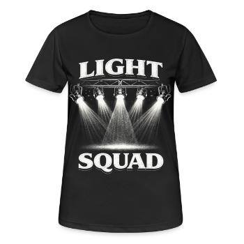 Lighting Technician Lighting Technician Light Squad - Women's Breathable T-Shirt - black - Front - AI Model Female 172 light (172cm)