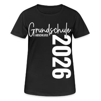 Graduation 2026 Primary School - Women's Breathable T-Shirt - black - Front - AI Model Female 172 light (172cm)