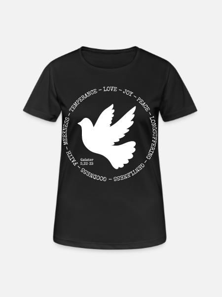 Fruit of the Spirit, Galatar 5:22-23, - Women's Breathable T-Shirt - black