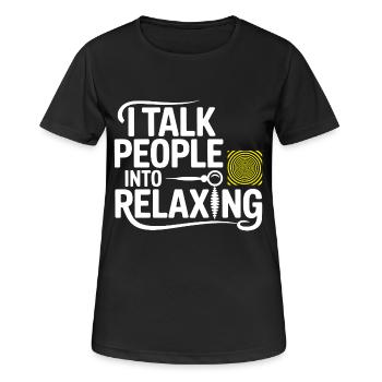 Certified Clinical Verbal Induction Specialist  - Women's Breathable T-Shirt - black - Front - AI Model Female 172 light (172cm)
