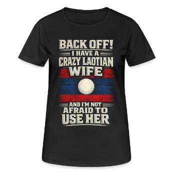 Laos Lao Root - Women's Breathable T-Shirt - black - Front - AI Model Female 172 light (172cm)