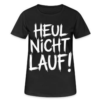 Ne pleure pas. Cours ! - T-shirt respirant Femme - noir - Devant - AI Model Female 172 light (172cm)