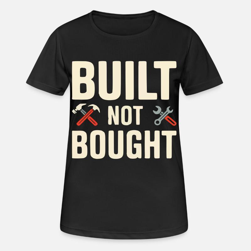 Déclaration du fabricant construit, pas acheté - T-shirt respirant Femme - noir