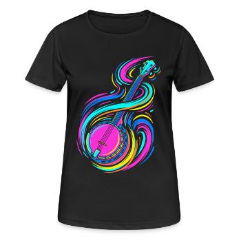 Banjo - Women's Breathable T-Shirt - black - Front - AI Model Female 172 light (172cm)
