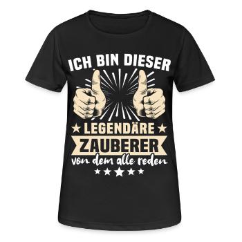 Dictons des sorciers - T-shirt respirant Femme - noir - Devant - AI Model Female 172 light (172cm)