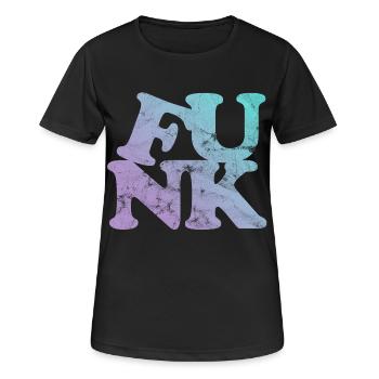 Musique funk - T-shirt respirant Femme - noir - Devant - AI Model Female 172 light (172cm)