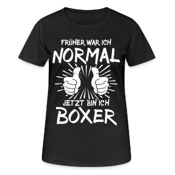 boxer - Women's Breathable T-Shirt - black - Front - AI Model Female 172 light (172cm)