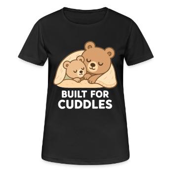 Two Bears to Cuddle – Built for Cuddles - Women's Breathable T-Shirt - black - Front - AI Model Female 172 light (172cm)